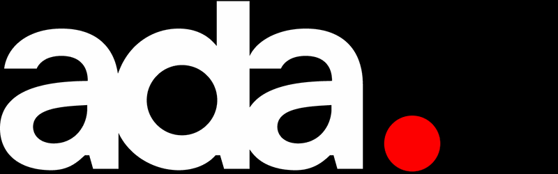 Logo de l'agence de location ADA intégrée à notre garage.